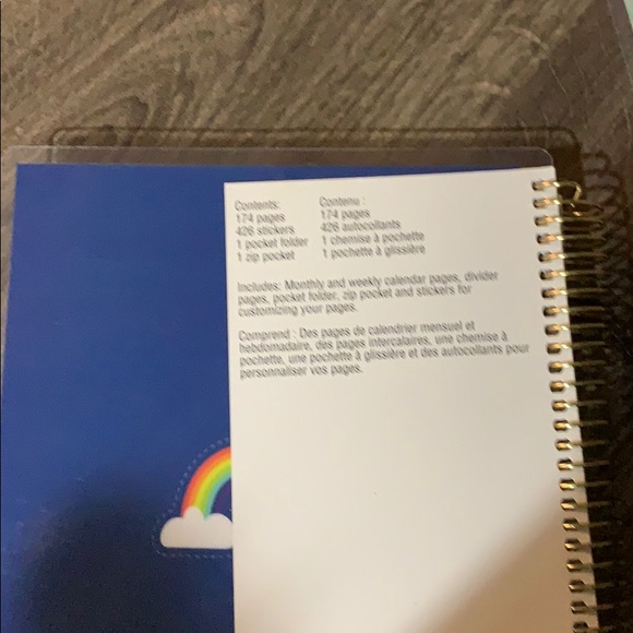 Glitter spiral laminated planner - Picture 8 of 8